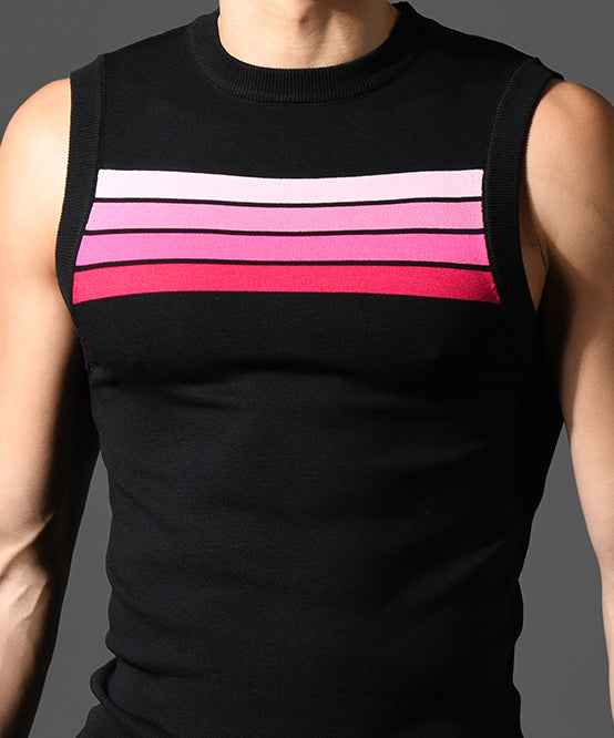 Knit Stripe Sleeveless